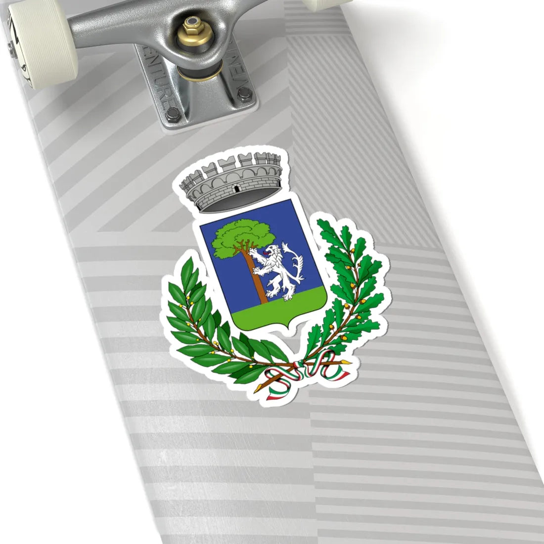 Almenno San Bartolomeo-Stemma (Italy) (Coat of Arms) STICKER Vinyl Kiss-Cut Decal - The Sticker Space