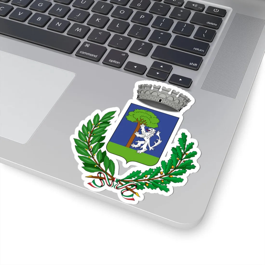 Almenno San Bartolomeo-Stemma (Italy) (Coat of Arms) STICKER Vinyl Kiss-Cut Decal - The Sticker Space