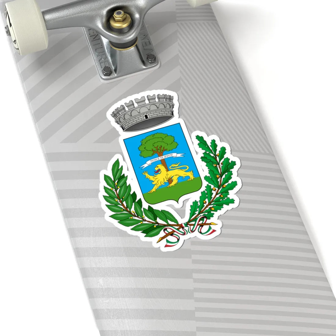 Almenno San Salvatore-Stemma (Italy) (Coat of Arms) STICKER Vinyl Kiss-Cut Decal - The Sticker Space