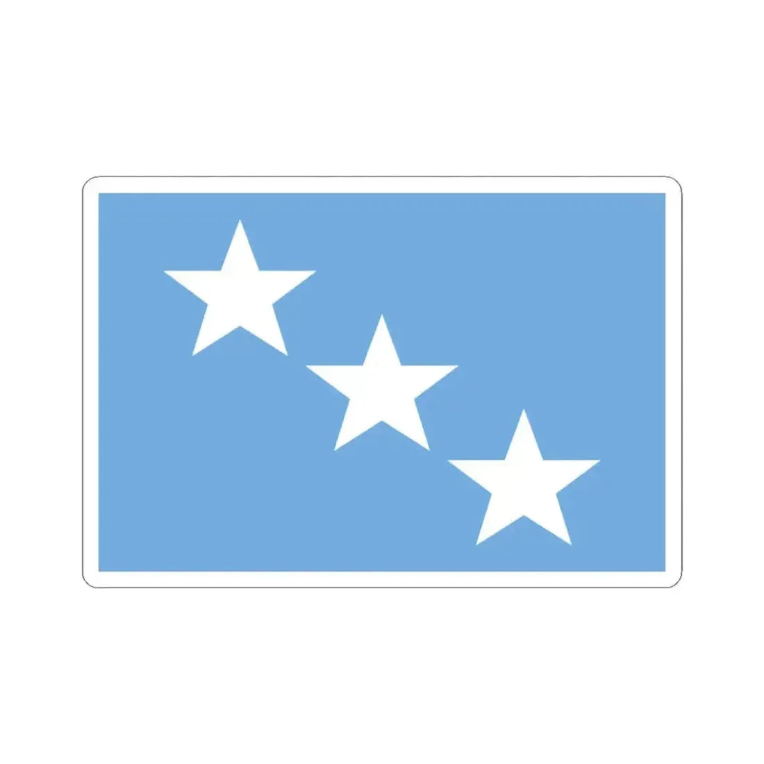 Almirante armada Argentina bandera (Argentina) STICKER Vinyl Kiss-Cut Decal 3 Inch White - The Sticker Space