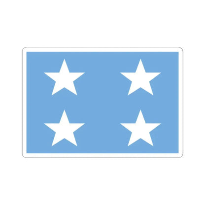 Almirante de la armada Argentina bandera (Argentina) STICKER Vinyl Kiss-Cut Decal 2 Inch White - The Sticker Space