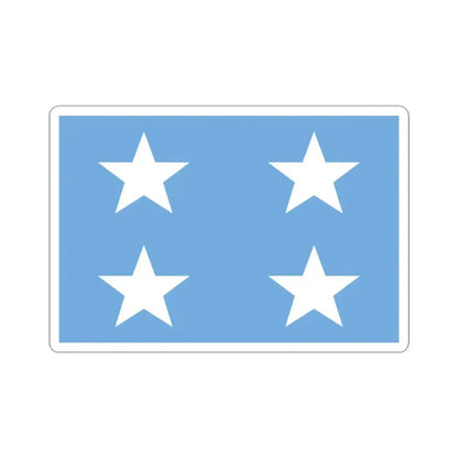 Almirante de la armada Argentina bandera (Argentina) STICKER Vinyl Kiss-Cut Decal 3 Inch White - The Sticker Space