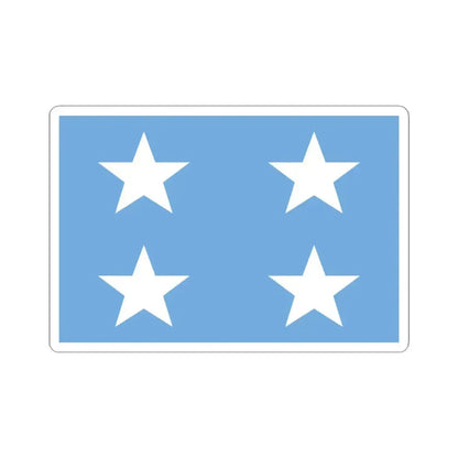 Almirante de la armada Argentina bandera (Argentina) STICKER Vinyl Kiss-Cut Decal 4 Inch White - The Sticker Space