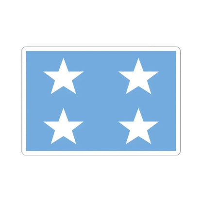 Almirante de la armada Argentina bandera (Argentina) STICKER Vinyl Kiss-Cut Decal 6 Inch White - The Sticker Space