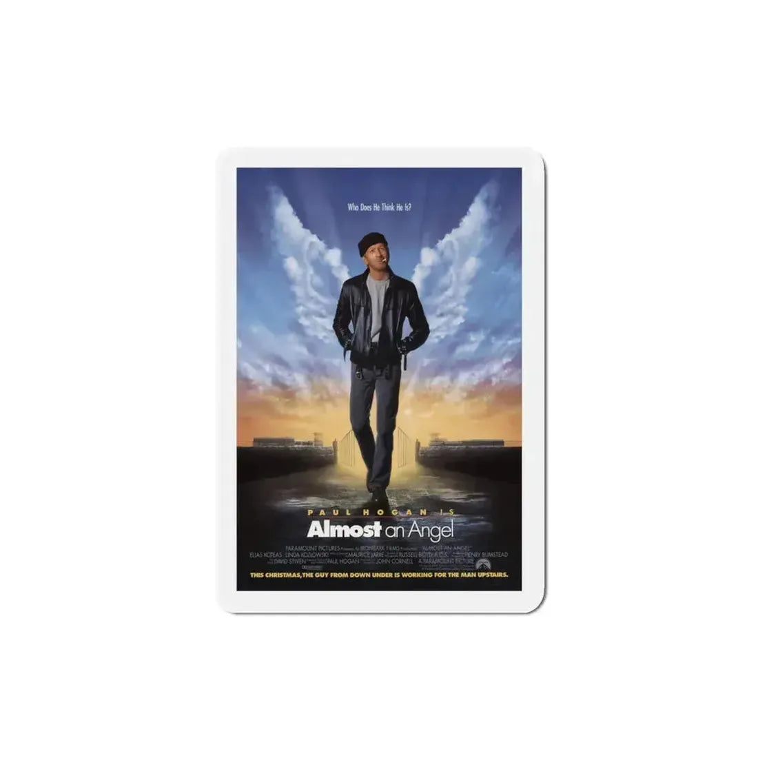 Almost an Angel 1990 Movie Poster Refrigerator Magnet 3 Inch - The Sticker Space
