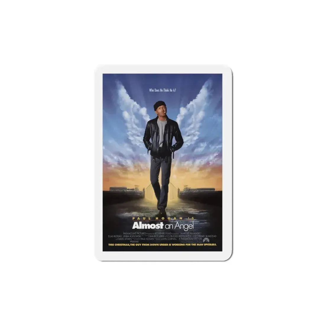 Almost an Angel 1990 Movie Poster Refrigerator Magnet 4 Inch - The Sticker Space