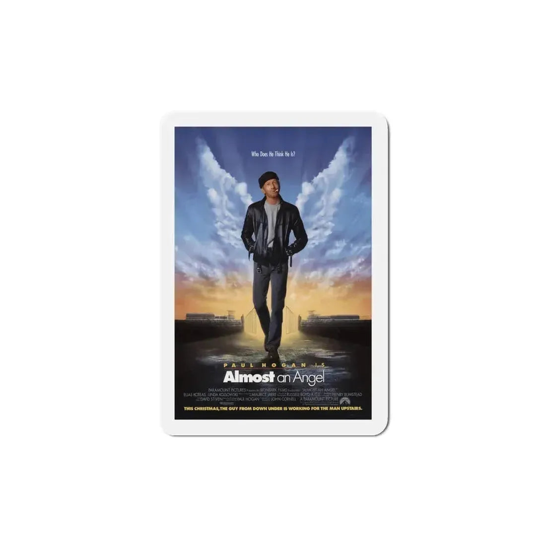 Almost an Angel 1990 Movie Poster Refrigerator Magnet 5 Inch - The Sticker Space