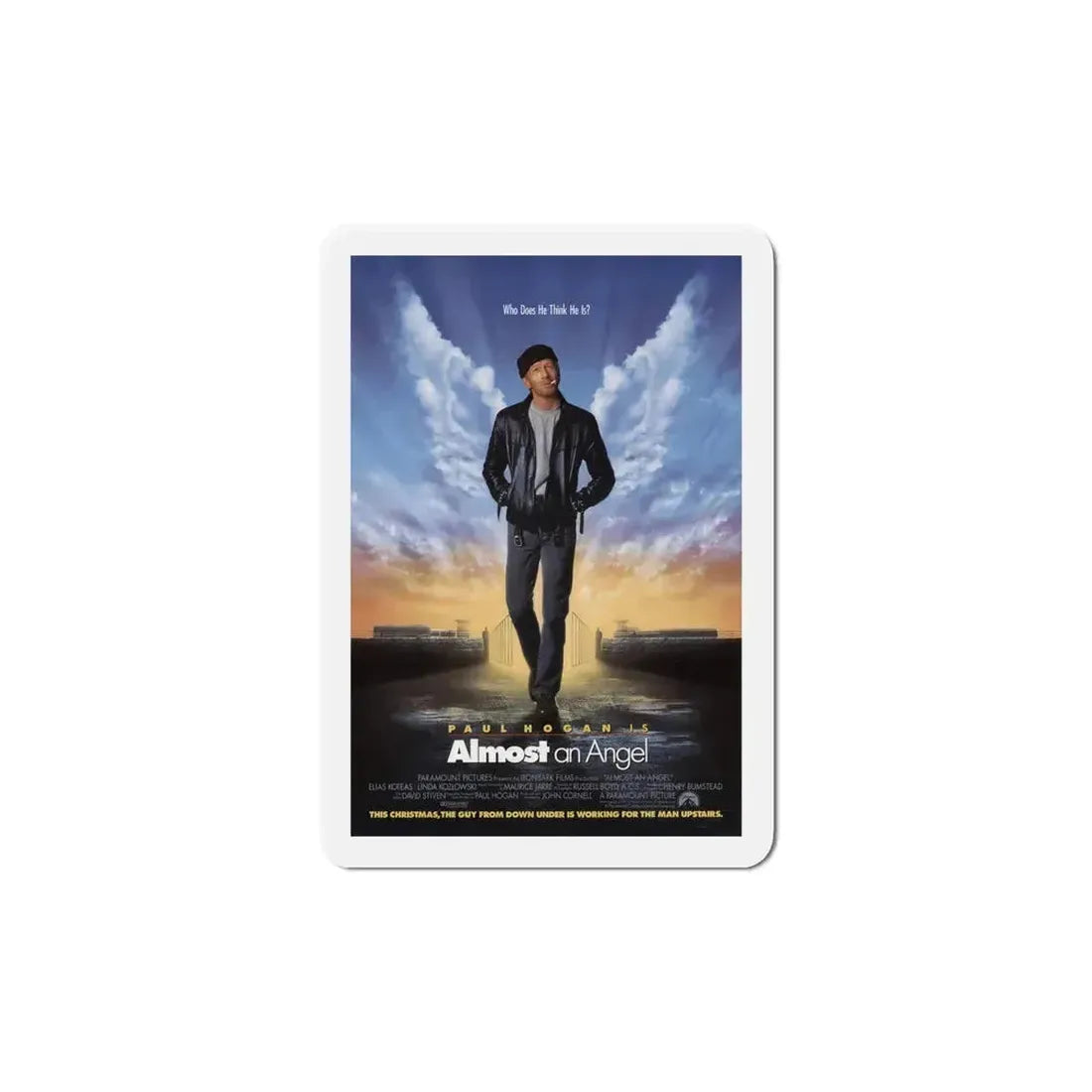 Almost an Angel 1990 Movie Poster Refrigerator Magnet 6 Inch - The Sticker Space