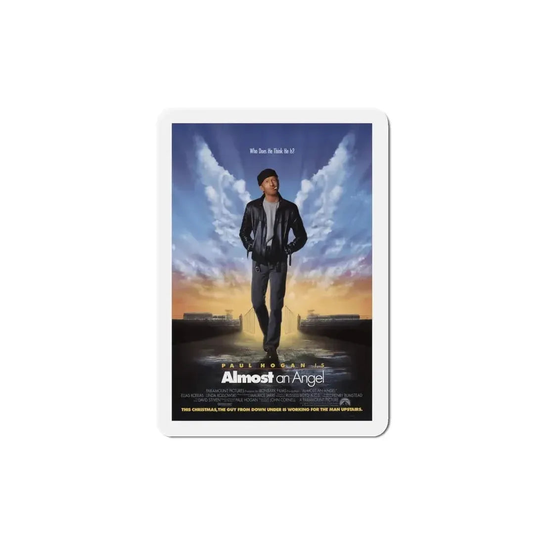 Almost an Angel 1990 Movie Poster Refrigerator Magnet - The Sticker Space