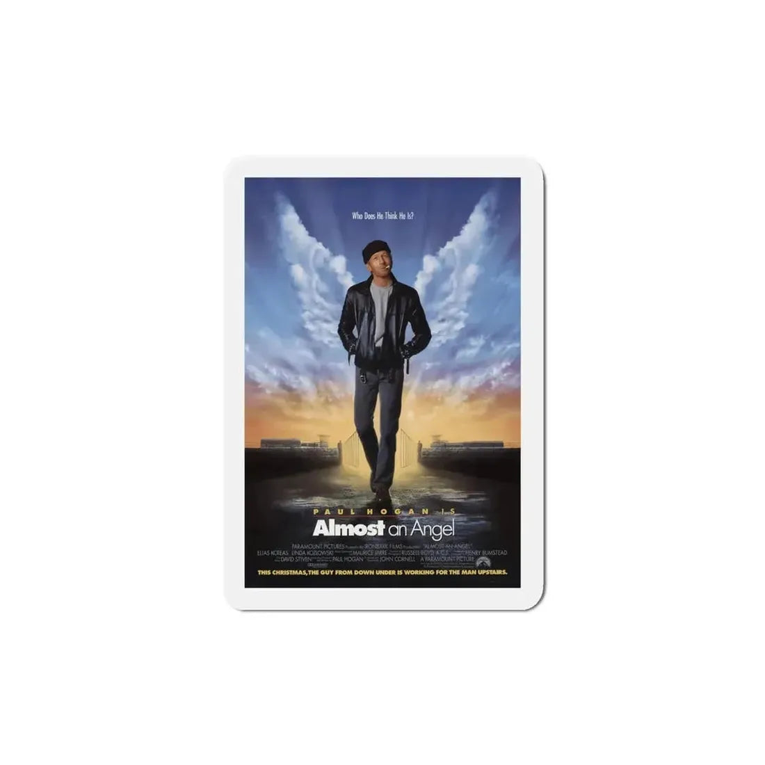 Almost an Angel 1990 Movie Poster Refrigerator Magnet - The Sticker Space