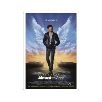 Almost an Angel 1990 Movie Poster STICKER Vinyl Die-Cut Decal 3 Inch - The Sticker Space