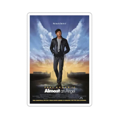 Almost an Angel 1990 Movie Poster STICKER Vinyl Die-Cut Decal 5 Inch - The Sticker Space