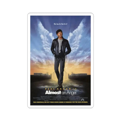 Almost an Angel 1990 Movie Poster STICKER Vinyl Die-Cut Decal - The Sticker Space