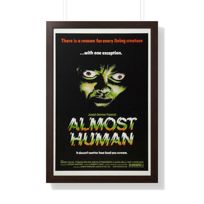 ALMOST HUMAN 1974 - Framed Movie Poster-20" x 30"-The Sticker Space