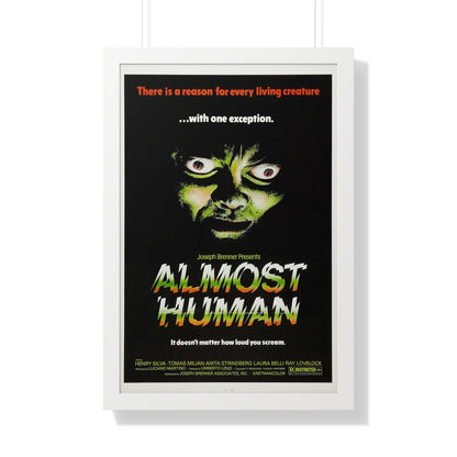 ALMOST HUMAN 1974 - Framed Movie Poster-20" x 30"-The Sticker Space