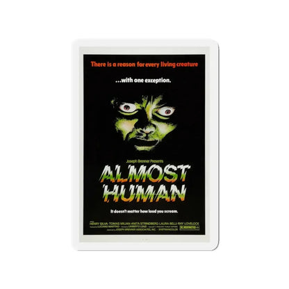 ALMOST HUMAN 1974 Movie Poster - Refrigerator Magnet 3 Inch - The Sticker Space