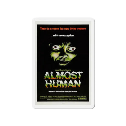 ALMOST HUMAN 1974 Movie Poster - Refrigerator Magnet 4 Inch - The Sticker Space
