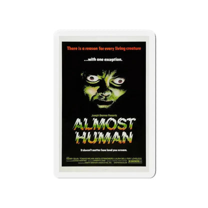 ALMOST HUMAN 1974 Movie Poster - Refrigerator Magnet - The Sticker Space