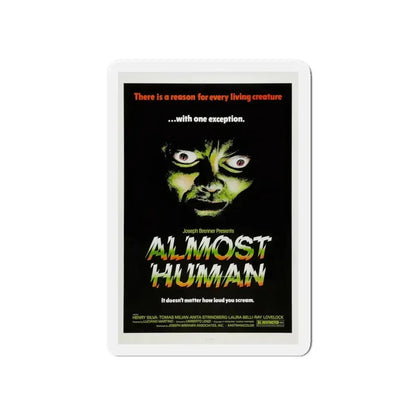 ALMOST HUMAN 1974 Movie Poster - Refrigerator Magnet - The Sticker Space