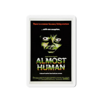 ALMOST HUMAN 1974 Movie Poster - Refrigerator Magnet - The Sticker Space