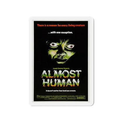 ALMOST HUMAN 1974 Movie Poster - Refrigerator Magnet - The Sticker Space