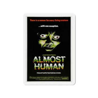 ALMOST HUMAN 1974 Movie Poster - Refrigerator Magnet - The Sticker Space