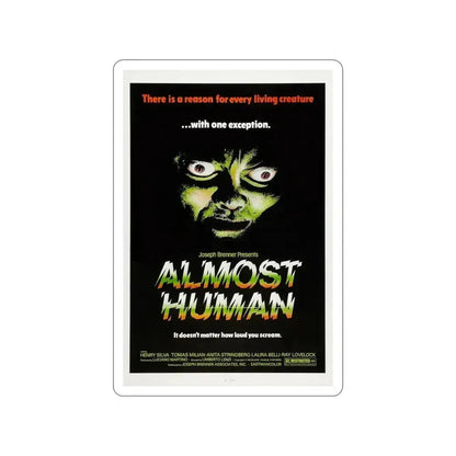 ALMOST HUMAN 1974 Movie Poster STICKER Vinyl Die-Cut Decal 5 Inch - The Sticker Space