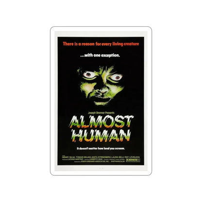 ALMOST HUMAN 1974 Movie Poster STICKER Vinyl Die-Cut Decal - The Sticker Space