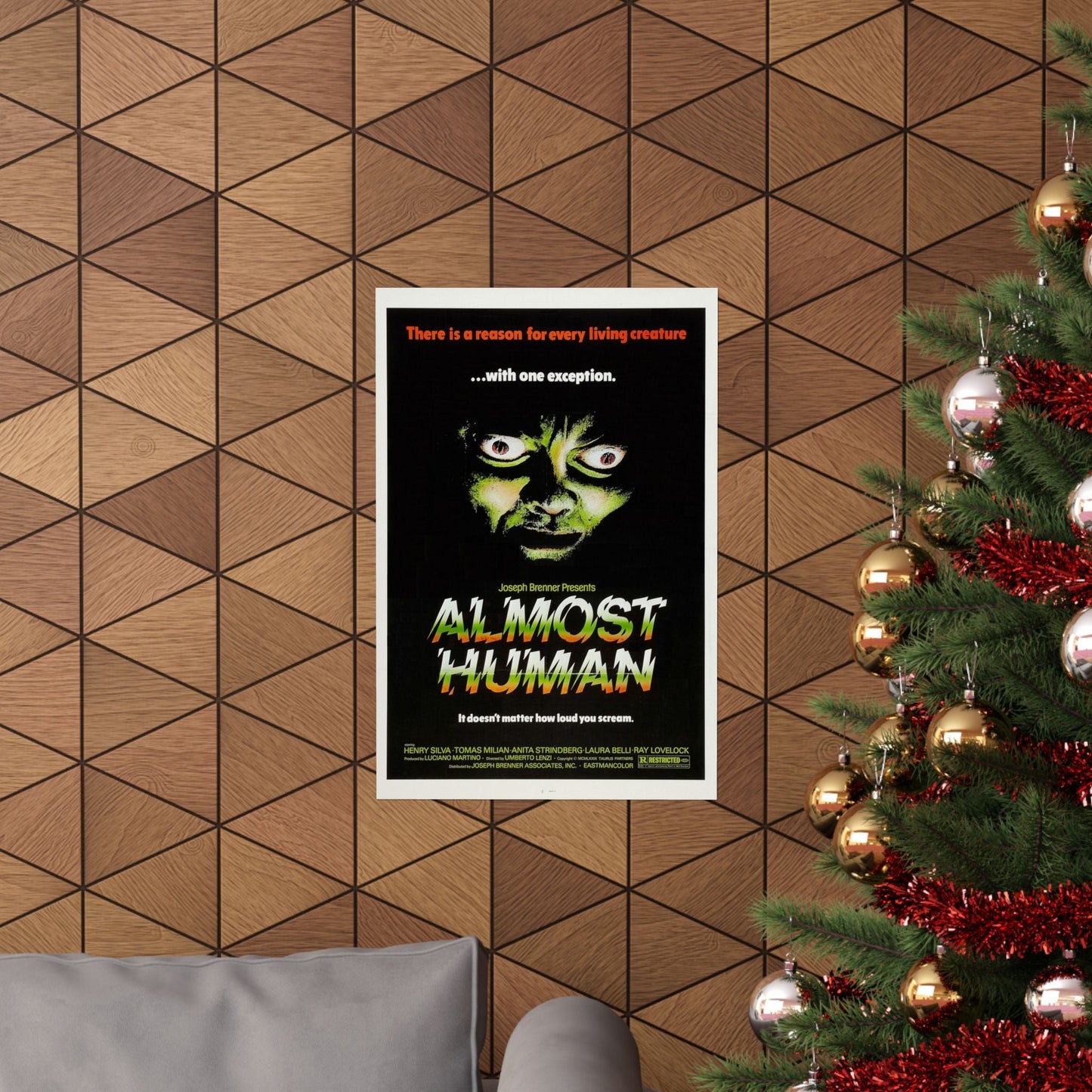 ALMOST HUMAN 1974 - Paper Movie Poster-The Sticker Space