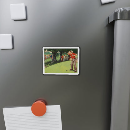 Almost In (Magazine Illustration) Refrigerator Magnet-The Sticker Space