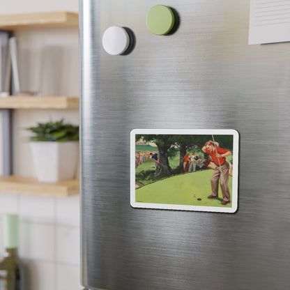 Almost In (Magazine Illustration) Refrigerator Magnet-The Sticker Space