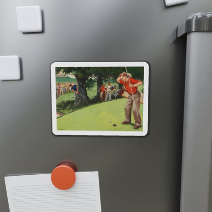 Almost In (Magazine Illustration) Refrigerator Magnet-The Sticker Space