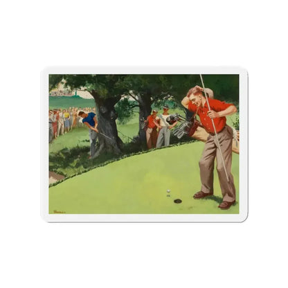 Almost In (Magazine Illustration) Refrigerator Magnet - The Sticker Space