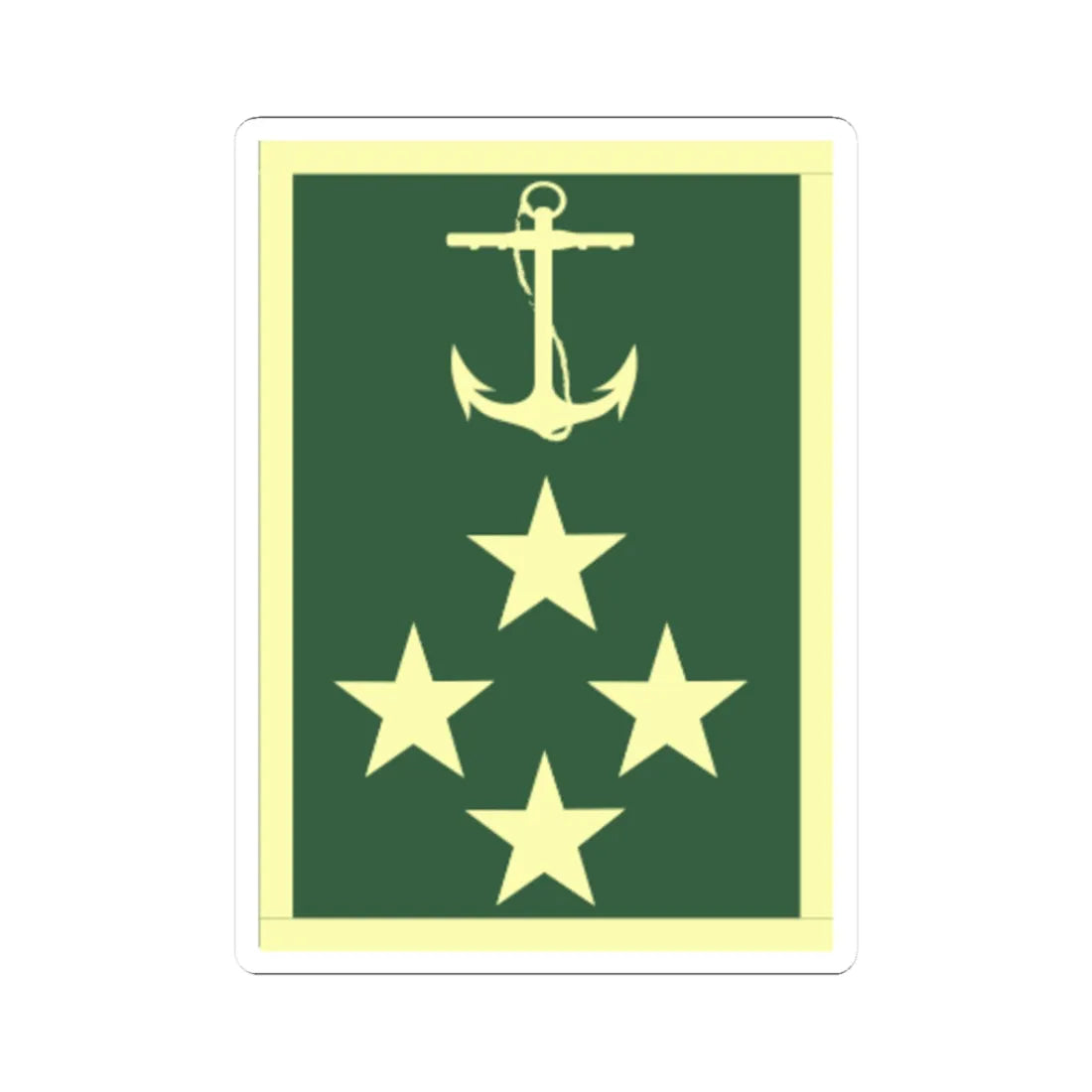 AlmteAB Faena (Bolivia) (Military Rank) STICKER Vinyl Kiss-Cut Decal 3 Inch White - The Sticker Space
