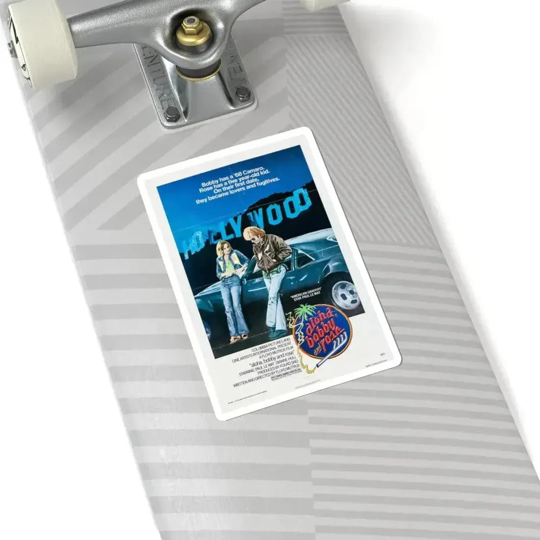 Aloha Bobby and Rose 1975 Movie Poster - STICKER Vinyl Kiss-Cut Decal - The Sticker Space