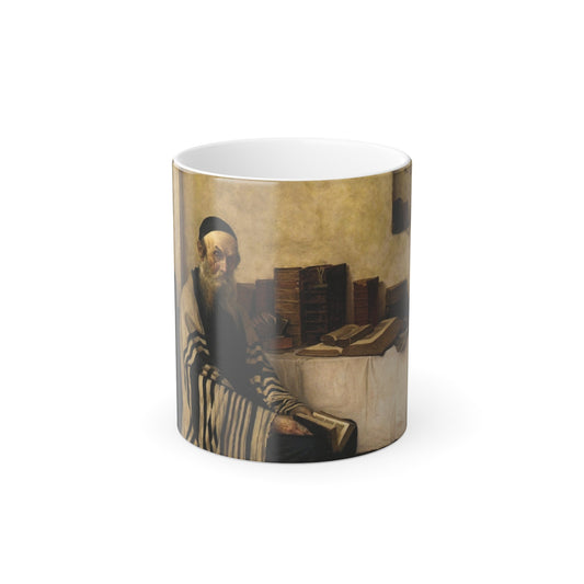 Alois Heinrich Priechenfried (1867-1953) A Scholar in His Study - Color Changing Mug 11oz-11oz-The Sticker Space