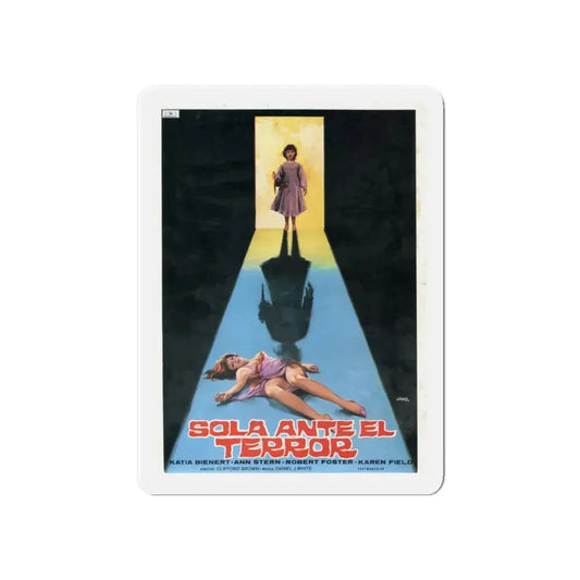 ALONE AGAINST TERROR 1983 Movie Poster - Refrigerator Magnet 6 Inch - The Sticker Space