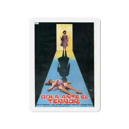 ALONE AGAINST TERROR 1983 Movie Poster - Refrigerator Magnet - The Sticker Space