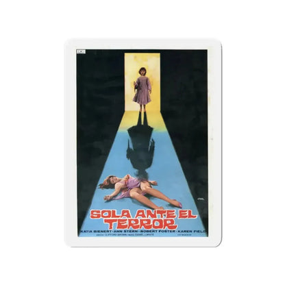 ALONE AGAINST TERROR 1983 Movie Poster - Refrigerator Magnet - The Sticker Space