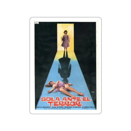 ALONE AGAINST TERROR 1983 Movie Poster STICKER Vinyl Die-Cut Decal 2 Inch - The Sticker Space