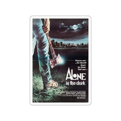 ALONE IN THE DARK 1982 Movie Poster STICKER Vinyl Die-Cut Decal 6 Inch - The Sticker Space
