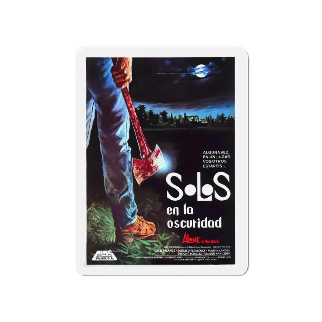 ALONE IN THE DARK (2) 1982 Movie Poster - Refrigerator Magnet - The Sticker Space