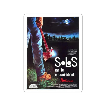 ALONE IN THE DARK (2) 1982 Movie Poster STICKER Vinyl Die-Cut Decal 3 Inch - The Sticker Space