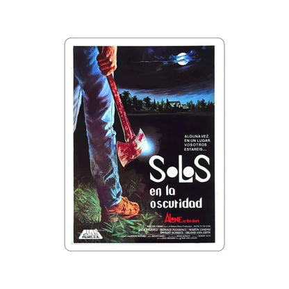 ALONE IN THE DARK (2) 1982 Movie Poster STICKER Vinyl Die-Cut Decal 5 Inch - The Sticker Space