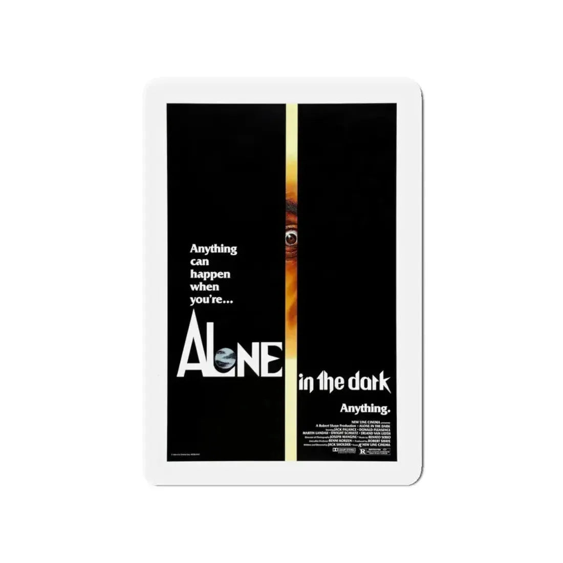 ALONE IN THE DARK (3) 1982 Movie Poster - Refrigerator Magnet 4 Inch - The Sticker Space