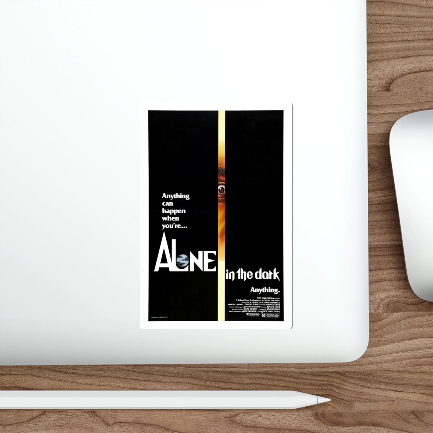 ALONE IN THE DARK (3) 1982 Movie Poster STICKER Vinyl Die-Cut Decal-The Sticker Space