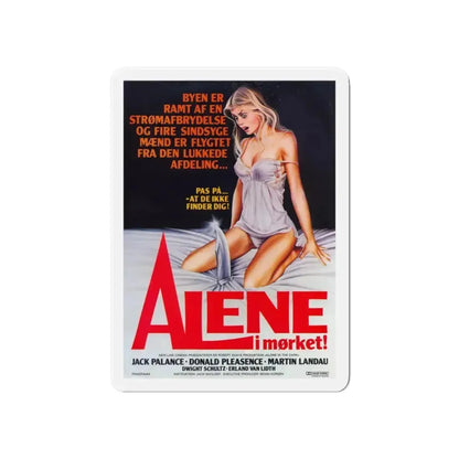 ALONE IN THE DARK (DANISH) 1982 Movie Poster - Refrigerator Magnet - The Sticker Space