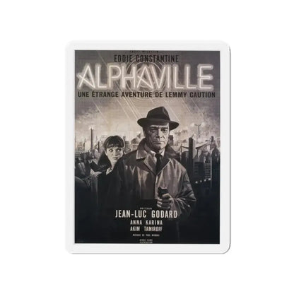ALPHAVILLE 1965 Movie Poster - Refrigerator Magnet 4 Inch - The Sticker Space