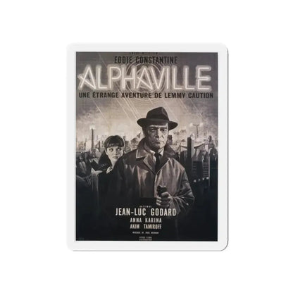 ALPHAVILLE 1965 Movie Poster - Refrigerator Magnet 5 Inch - The Sticker Space