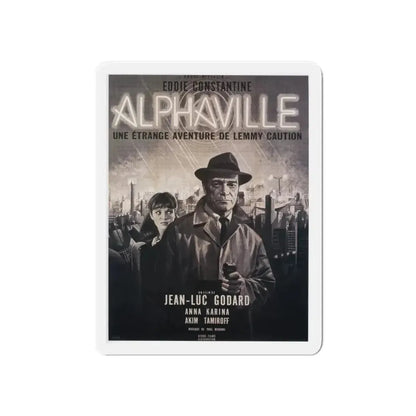 ALPHAVILLE 1965 Movie Poster - Refrigerator Magnet 6 Inch - The Sticker Space